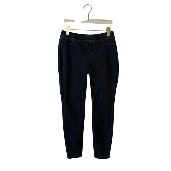 Eileen Fisher PS/PP black demon jeggings skinny jeans classic minimalist - Picture 1 of 7